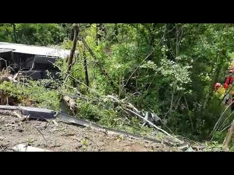 SIENA: BUS SI RIBALTA NELLA SCARPATA DOPO BADESSE