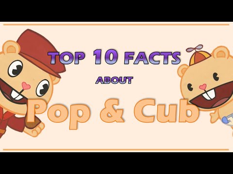 Top 10 Facts About POP & CUB From Happy Tree Friends (Character review)