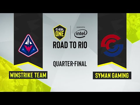 CS:GO - Syman Gaming vs. Winstrike Team [Nuke] Map 2 - ESL One: Road to Rio - Quarter-final - CIS
