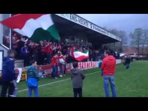 Kreispokalhalbfinale Sparta Nordhorn vs Grenzland Laarwald - Siegesfeier