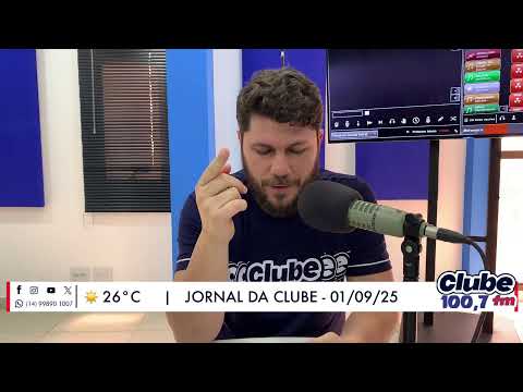 Jornal da Clube - 01/09/2025 - Edição do Almoço