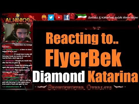 League Of Legends: REACTING to FlyerBek's Katarina W/Stream Chat!