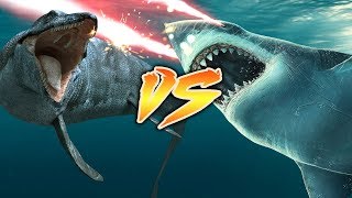 Mosasaurus VS Megalodon [Who Would Win?]