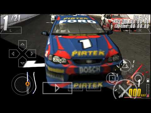 TOCA Race Driver 3 Challenge PSP Gameplay - #8 V8 Supercar Championship (Normal) Part1 with Ford V8