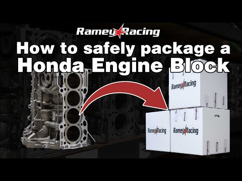 How to Safely Package  a Honda Engine Block | Ramey Racing Tips