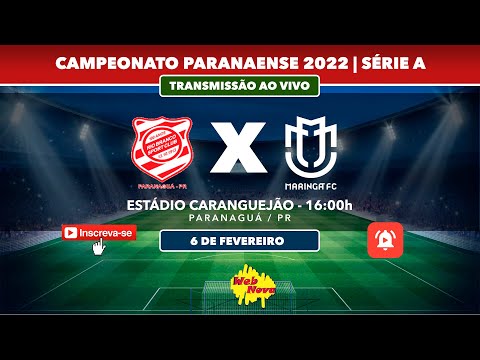 Rio Branco SC 0x3 Maringá FC - AO VIVO - PARANAENSE 2022 #FutNova