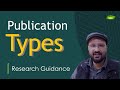 Understanding The Types Of Academic Publications A Guide For Researchers Basic Science Series
