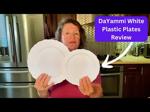 DaYammi White Plastic Plates Review 🍽️💍 | Perfect for Parties & Weddings!