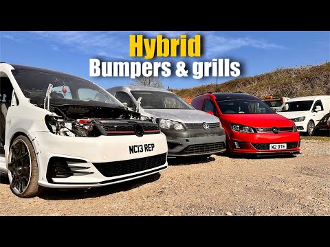 Vw caddy Hybrid bumpers & grills (how I make them)