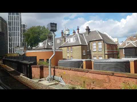 London Bridge to Charing Cross by train  22nd August 2020