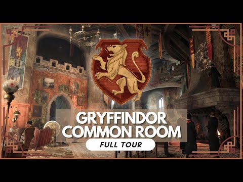 GRYFFINDOR Common Room + Dorms Full Tour - Hogwarts Legacy PS5