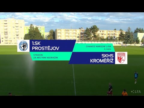 Sestřih zápasu 1. SK Prostějov - SK Hanácká Slavia Kroměříž