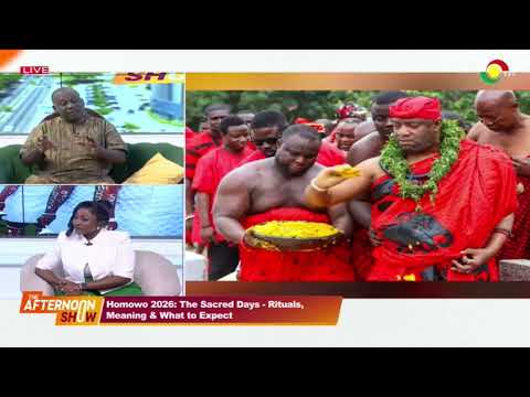 History Lesson On Homowo Festival By Palace Poet & Folklorist, Nii Kwardey Ntreh