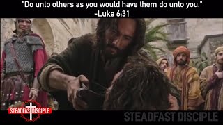 “Do unto others as you would have them do unto you." Jesus Showing Compassion Clip from Ben Hur