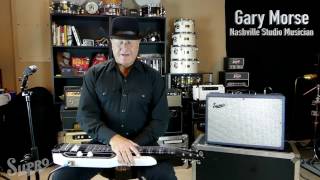 Video thumbnail for Supro Jet Airliner Lap Steel Demo #2 "Country in Open E Tuning" by Gary Morse by SuproUSA