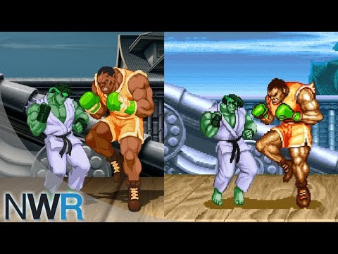 Ultra Street Fighter II Ryu's Stage Comparison (HD VS. Classic)