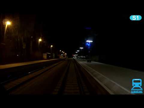 Führerstandsmitfahrt 2019 S-Bahn München - S1 Flughafen - Ostbahnhof - (Markt Schwaben) [Nachtfahrt]