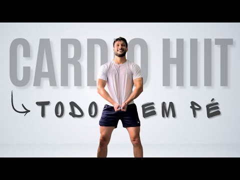 Queime 570 calorias em 23 minutos - TODOS EM PÉ - Corpo inteiro, sem equipamento, sem repetições