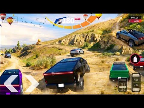 Offroad Pickup Truck - Cyber Truck Pickup Truck Driving Games - Android Gameplay