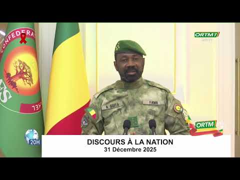 Mali : Vœux 2026 | Discours à la nation 31 Décembre 2025, Président de la Transition Gal/Armée Assimi GOITA