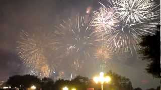 Video : China : New year's eve fireworks, LiuZhou, GuangXi 广西 province