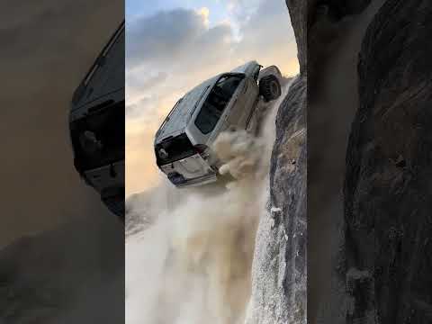Extreme off-road, crazy Land Cruiser