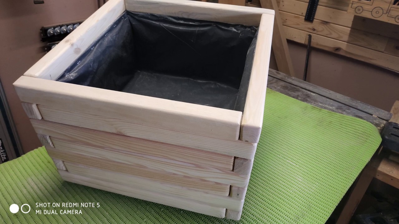 #Doniczka z kantówek