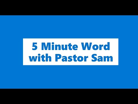5 Minute Word Ep  41   Matthew Chapter 6 verse 5-18