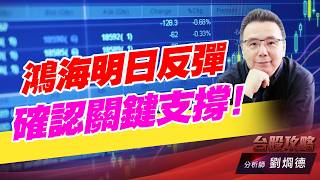 鴻海明日反彈，確認關鍵支撐！｜台股攻略｜劉烱德 (圖)