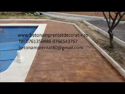 Beton Amprentat Cutina -Timiș Tel.0761350488 -0766543767