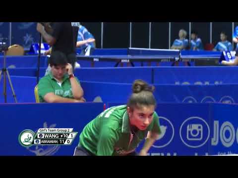 2017 ITTF World Cadet Challenge - Amy Wang vs Elizabeth Abraamian