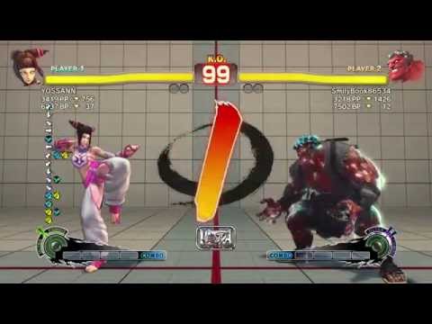 YOSSANN (Juri) vs SmilyBook86534(Hakan) ranked USF4