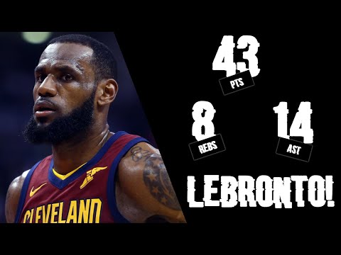 The Game LeBRONTO Was Created 2018 ECSF G2 - Bron With 43 Pts, 14 Asts, INSANE Shots!