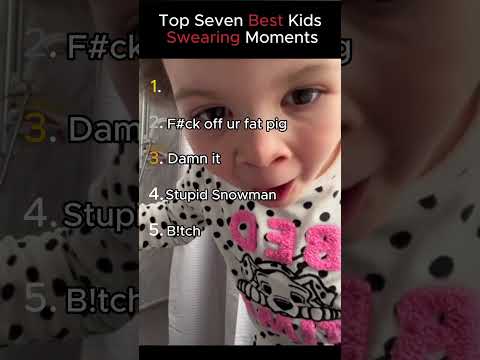 Top 5 best kids swearing moments😂🤣😆