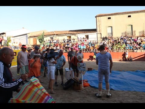 Charlotada de la peña Los Coyotes en Hinojosa de Duero