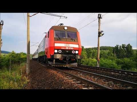 BDZ Passenger Trains between Verinsko and Vakarel Train stations in Bulgaria