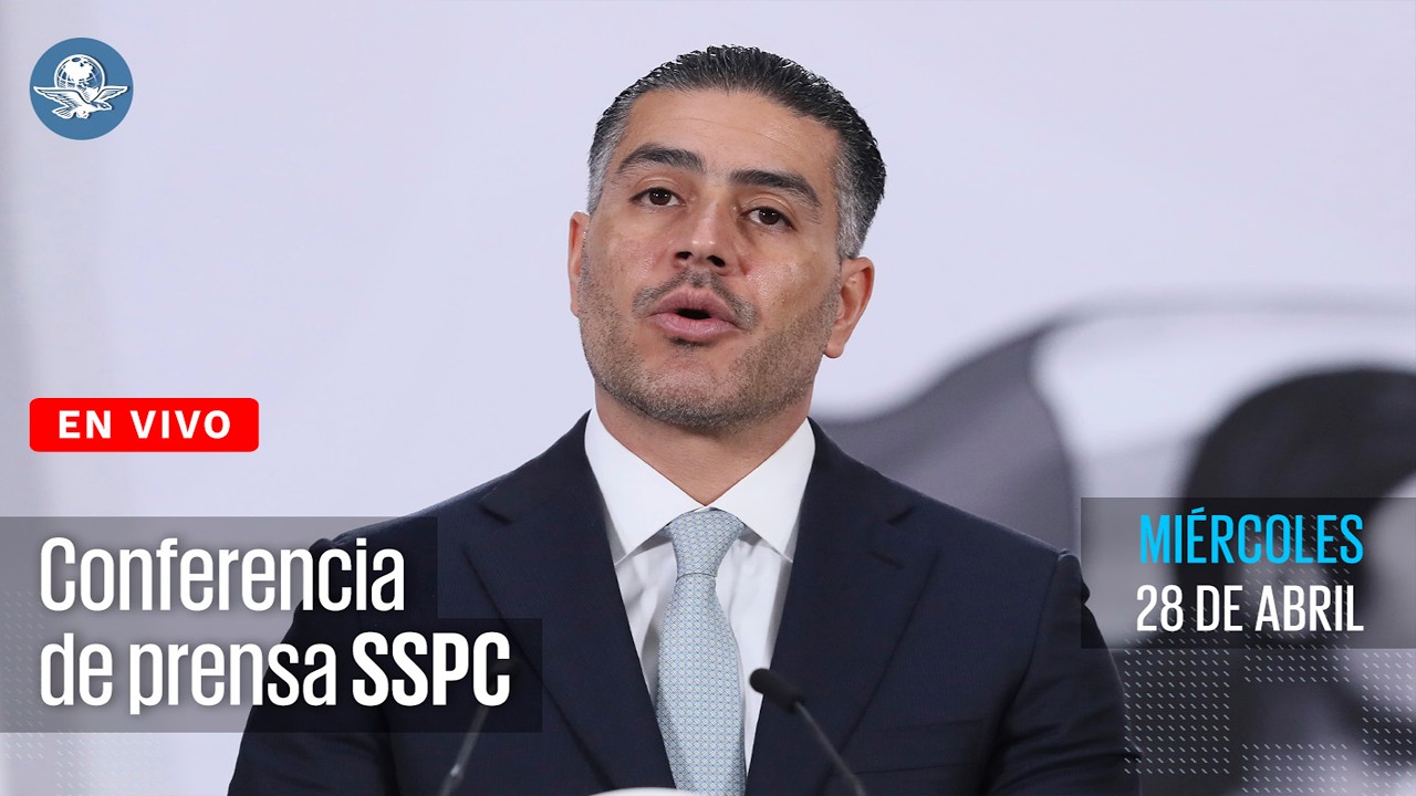 Conferencia de Prensa SSPC encabezada por Omar García Harfuch