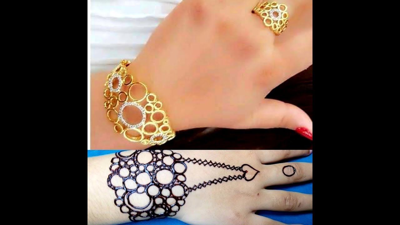 Jewellery Mehndi Design Trick