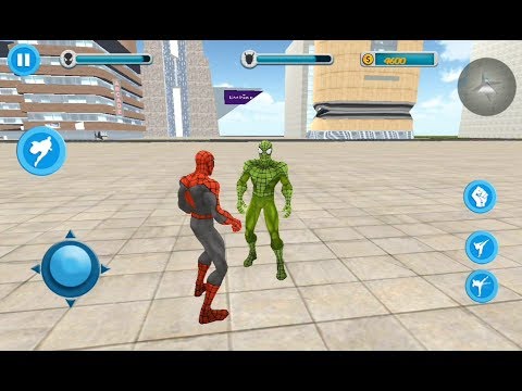 Flying Spider Hero Crime City | Spider Hero Vs Spider Villain - Android GamePlay