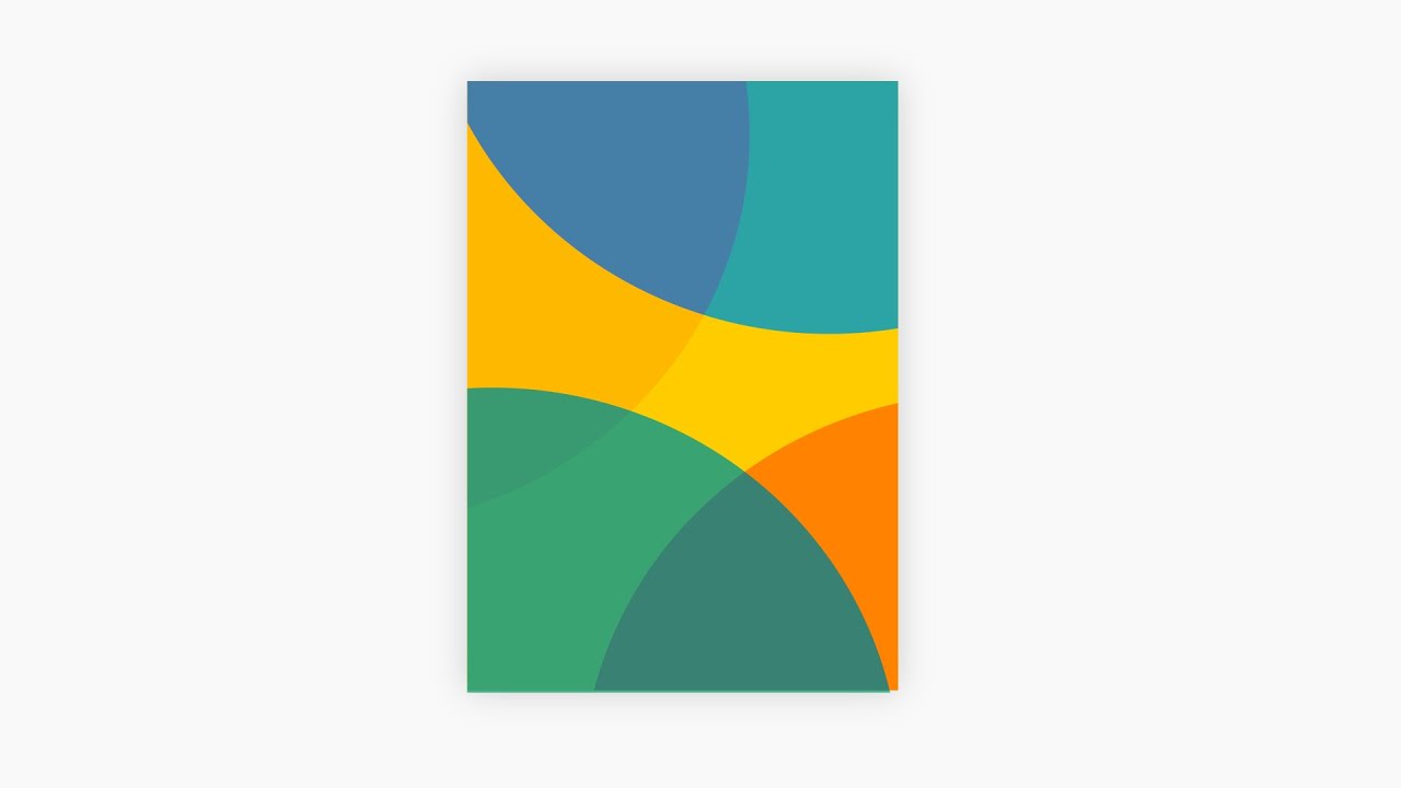 Abstract Background With Blend Mode In Inkscape