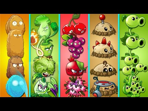 Random 20 team 4 Plants Max Level vs 4 Team Zombies - Who Will WIn? - PVz 2 Battlez