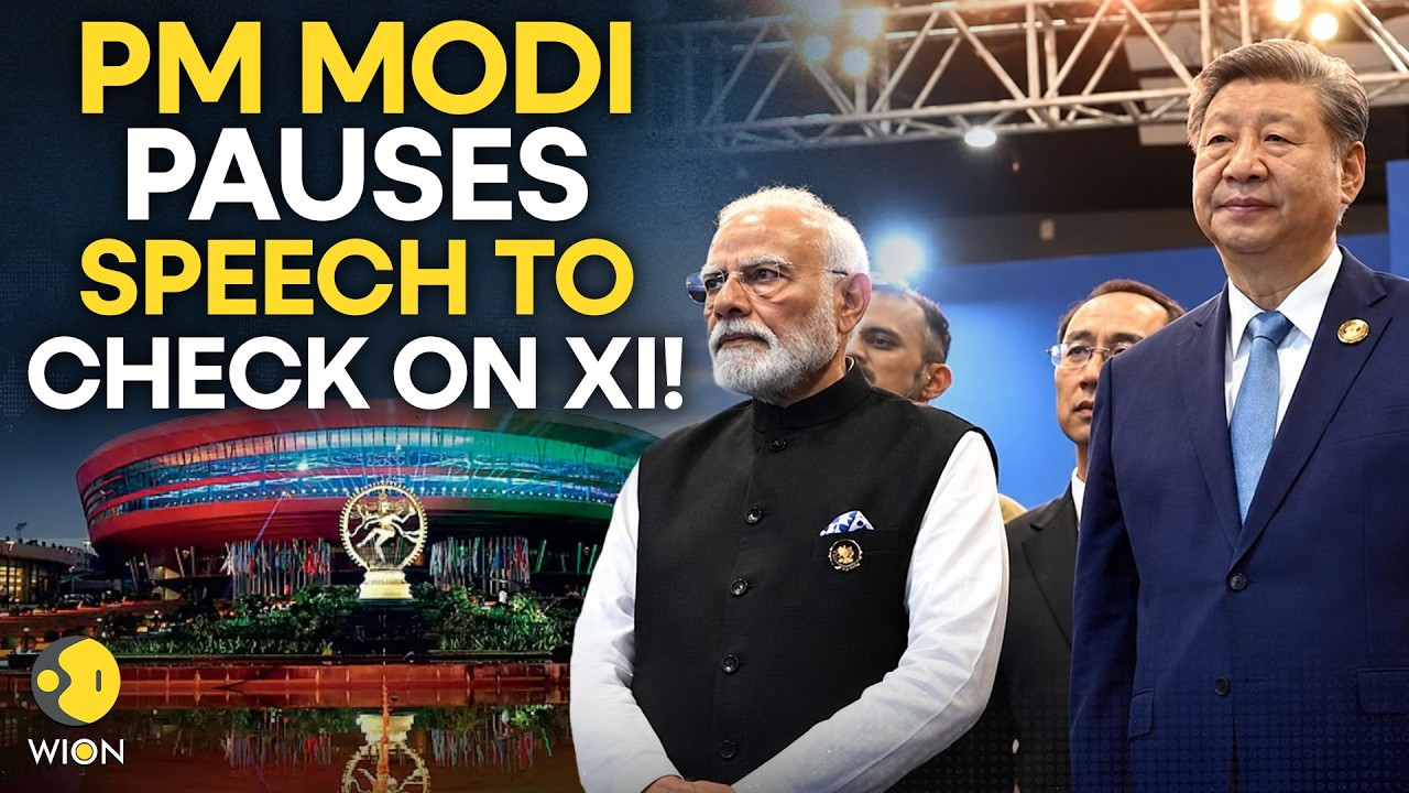 BRICS 2026 Viral Moment: When PM Modi Paused His Speech to Check on Xi Jinping! | WION Originals
