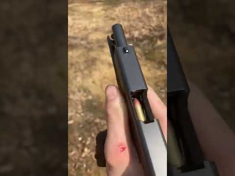 Glock 43 50 Rd. Drum Mag Dump #shorts #viral
