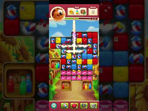 Toon Blast Level 7845 - No Boosters