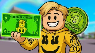 فيلم روبلوكس : اخترعت عملة ميجو ناين????وحطيت صورتى ع الدولار ????????