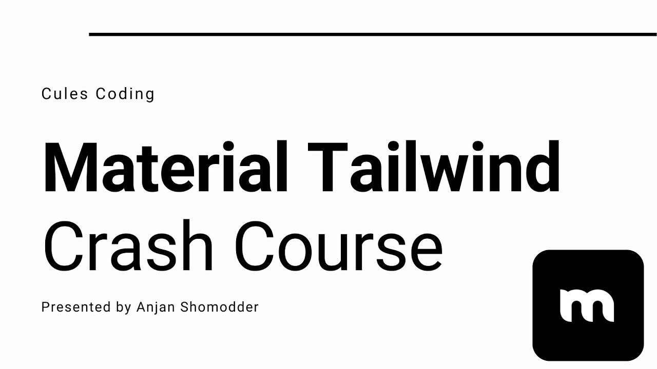 Material Tailwind crash course with NEXT.JS | Tailwind CSS | React UI Framework | Material Design
