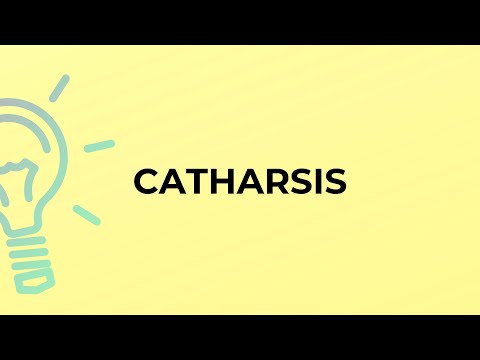 What is the meaning of the word CATHARSIS?