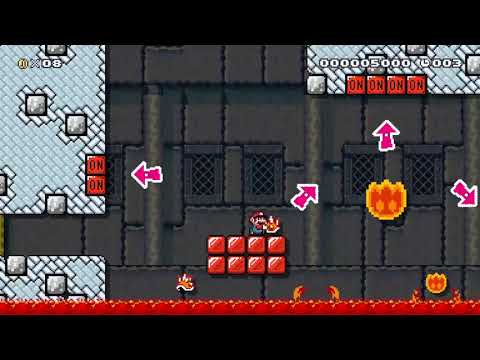 Super Mario Maker 2 20 sec run POW & On/Off Block