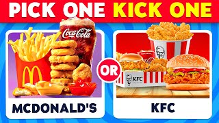 Pick One Kick One - Junk Food Edition ✅❌