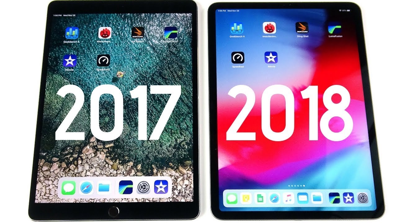 2017 iPad Pro vs 2018 iPad Pro